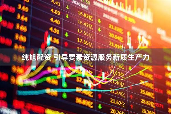 纯旭配资 引导要素资源服务新质生产力